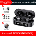 Remax Free shipping Mini Waterproof noise reduction TWS Wireless 5.0 Earbuds LED Mobile Phone Headphone Bluetooth earphone